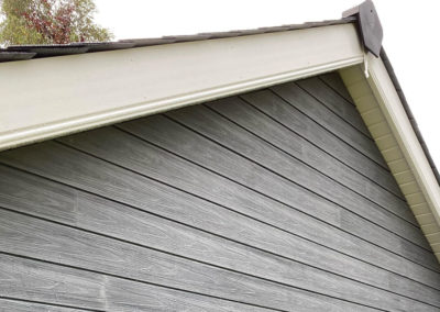 Zabudowa garażu elewacja premium gray dach